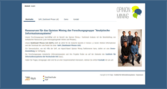 Desktop Screenshot of opinion-mining.org